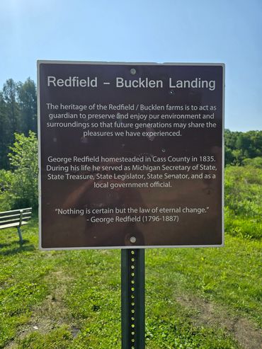 Bucklen Landing. This is the last stop in Michigan and the most popular starting point for Kayak ren