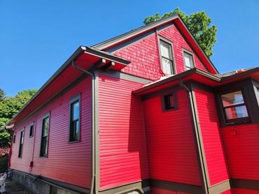 Big Red With Brown Trim