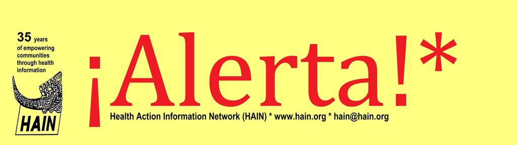 Masthead for HAIN's Philippine Health Alert