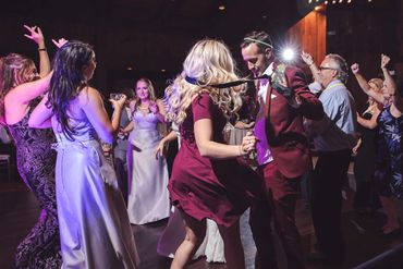 Everyone to the dance floor! DJ turn it up!