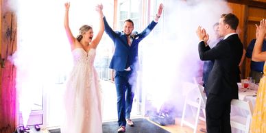 Make an entrance that gets you hyped as you enter as a newly wed couple! guest will be amazed!