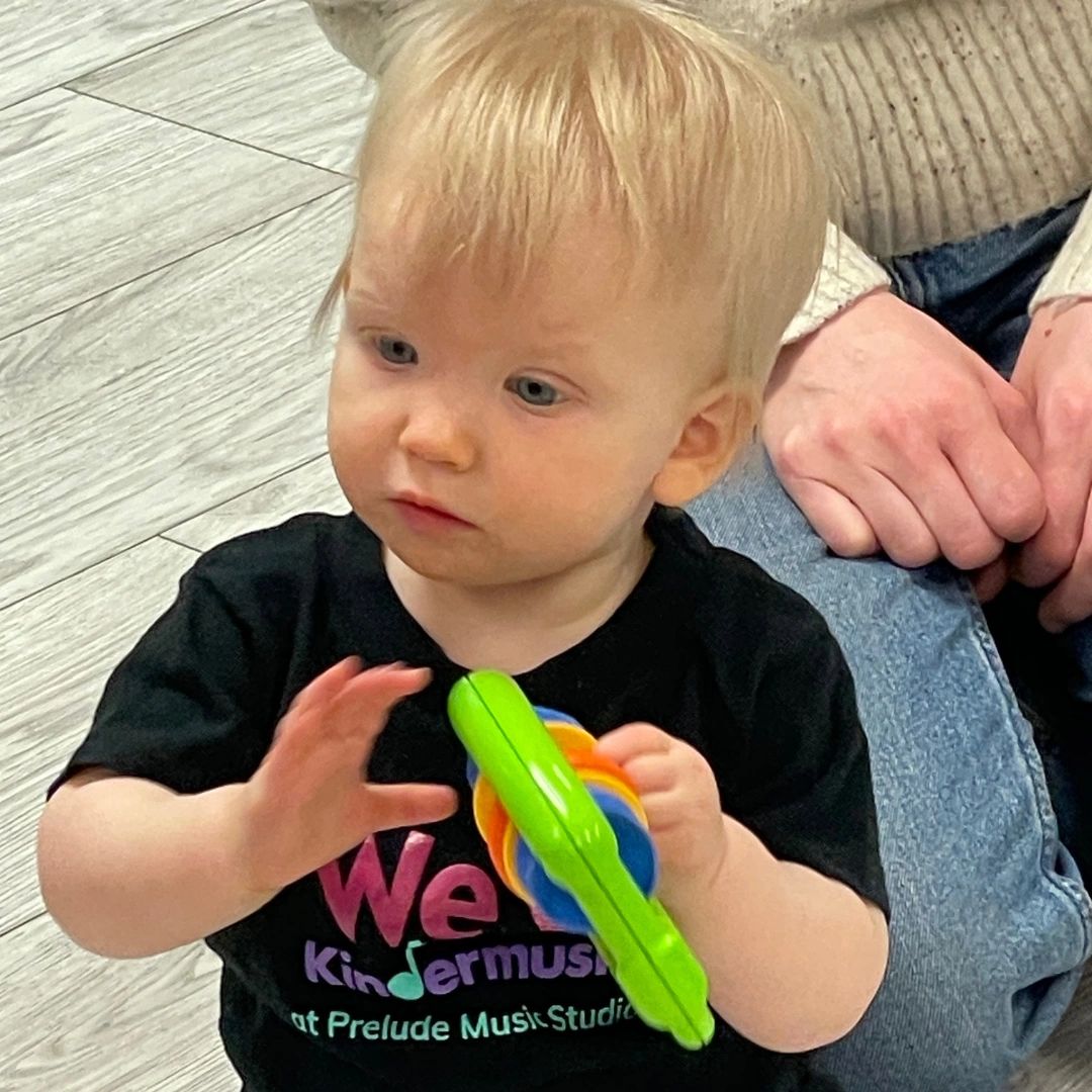 baby in a Kindermusik class