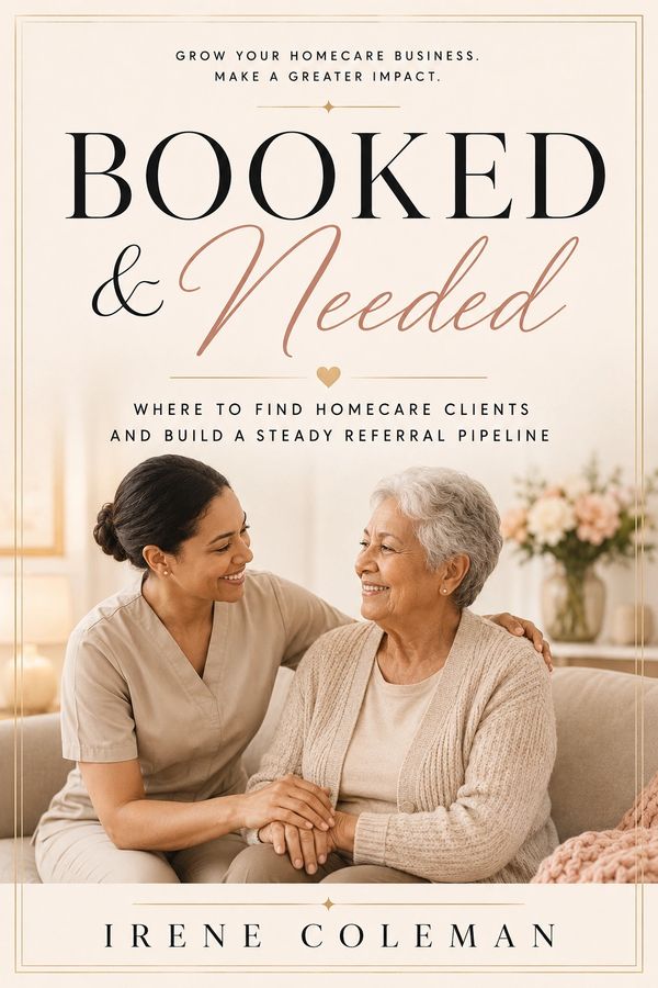 Cover of a book about growing a homecare business.