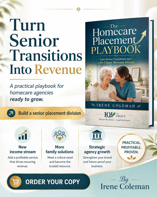 Book on turning senior transitions into revenue for homecare agencies.