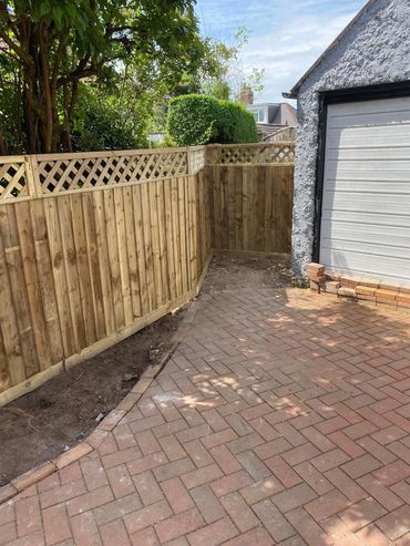 Fence Panel with Trellis