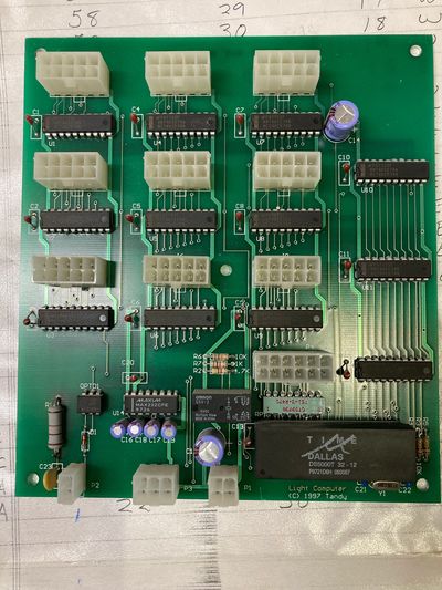 One of Steve Leininger's original Light Computers. This was recovered in 2024 from Tandy Tower 1.