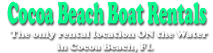 Cocoa Beach Boat Rentals