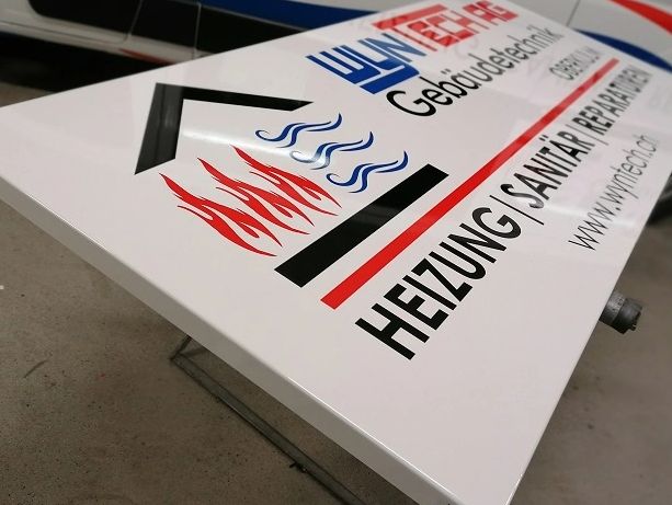 Werbetechnik Visitenkarten Banner Flyer Schilder Werbeschild Kundenstopper Firmenschild Dibond