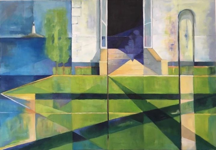 Kate Proudman. "Lily Briscoe's Painting." Inspired by Virginia Woolf's _To the Lighthouse_.