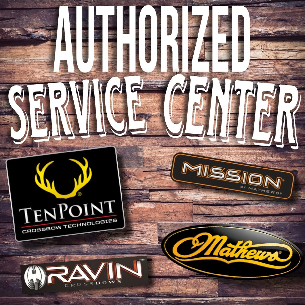 Ten Point. Mathews. Mission. Ravin. Crossbows. Authorized service center