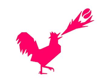 "Unorthodox Roasters" pink logo.