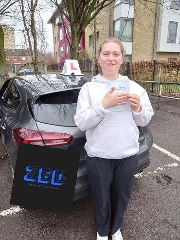 Cassia passed 1st time in Wood Green test centre