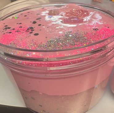 SLEIGH SLIME WITH CLEAR: BUBBLE GUM GALAXY