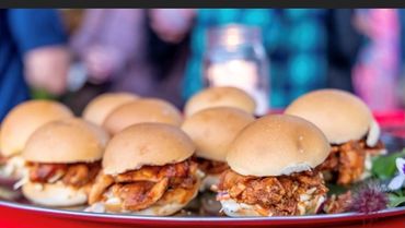 Deviled Pig Best Barbecue in Tampa Barbecue Chicken Sliders