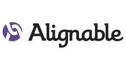 logo for alighnable next to text reading Alignable.