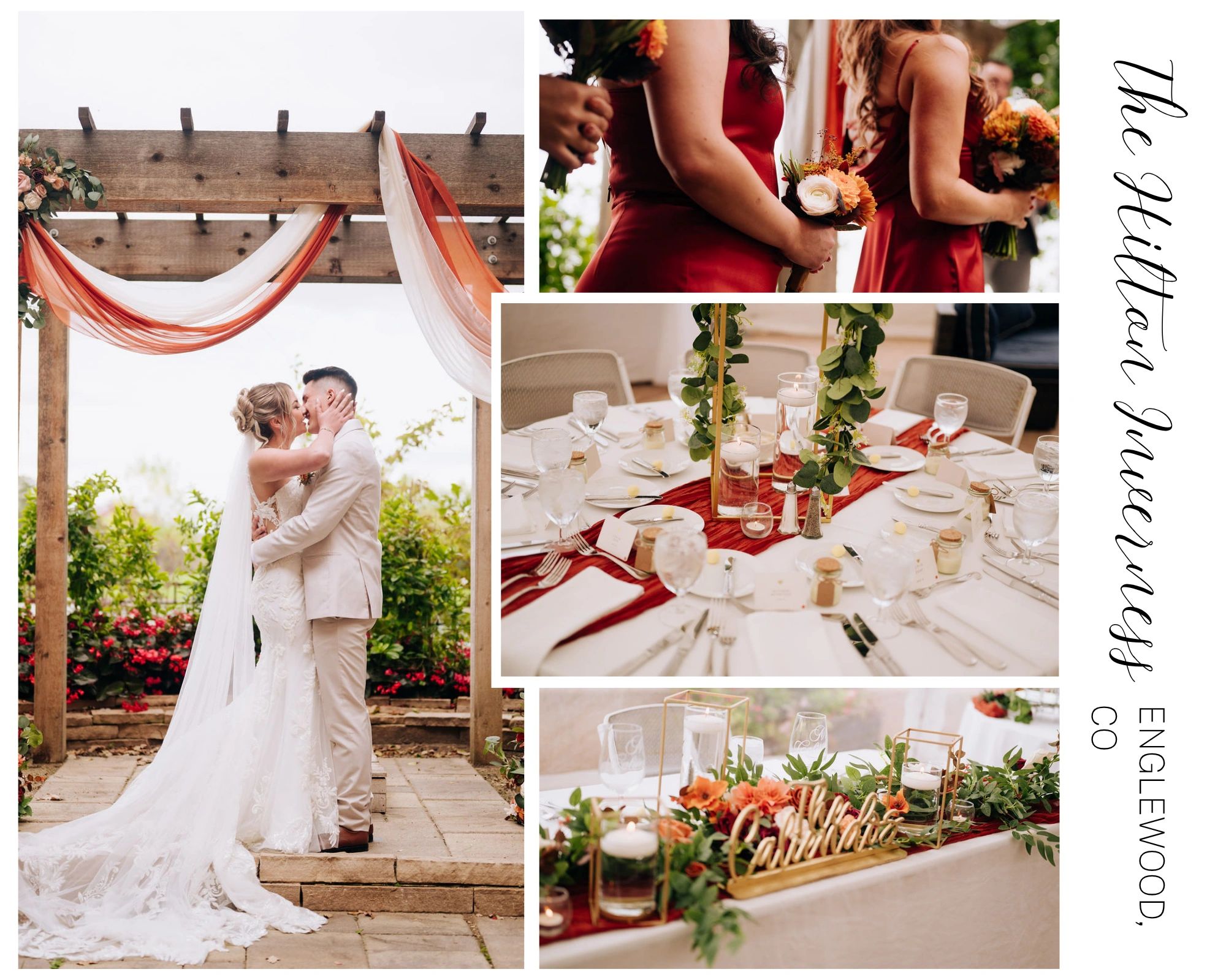 Romantic wedding moments with rustic decor and elegant details.