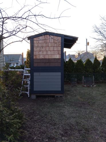 Shed w/Cedar Shake Siding