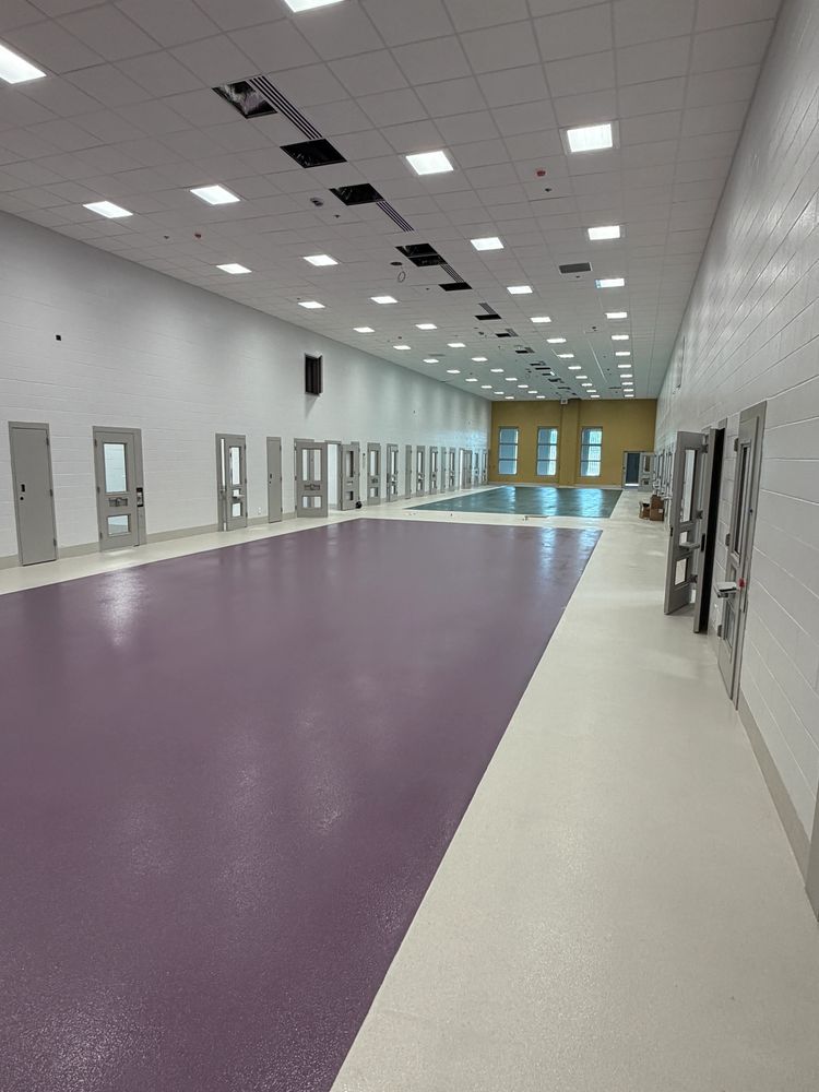 Floor coatings flake floor prison Kentucky