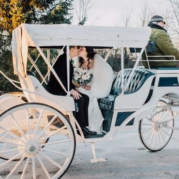 classic bridal bouquet with white and ivory flowers