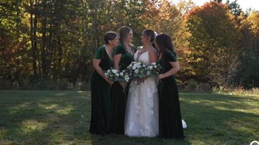 garden style bouquets with white roses and white peonies