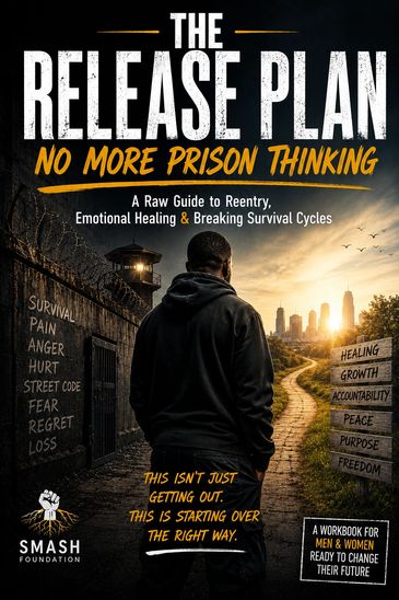 Book cover of 'The Release Plan' about reentry and emotional healing after prison.