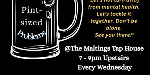 Men's mental health group meets weekly at The Maltings Tap House to break stigma.