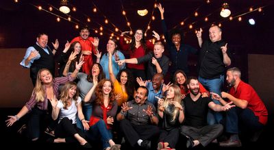 The cast of FST Improv.