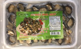 Apple snail meat cooked product of Vietnam h&t seacrest nautilus j Deluca Del Mar Lund’s seafood frz