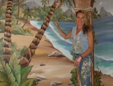 image of amy who paints murals