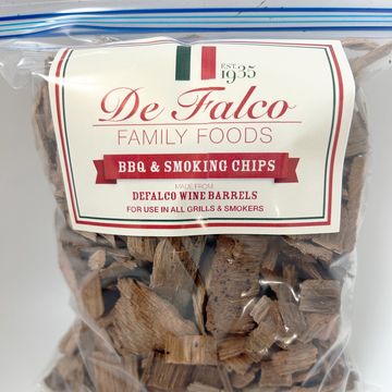 defalco family foods bbq & smoking wine barrel chips.