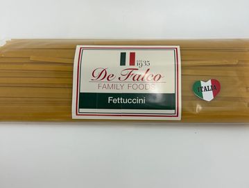 package of dry ettuccini pasta