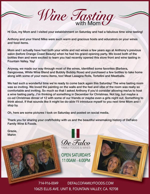 image of a review from a mother and daughter