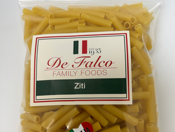 package of dry ziti pasta