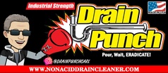 Drain Punch  - The Ultimate Non Acid Drain Cleaner & Line Maintai