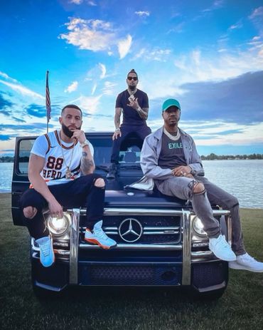 Balistic Man & Benny The Butcher at “The Get Back” video shoot