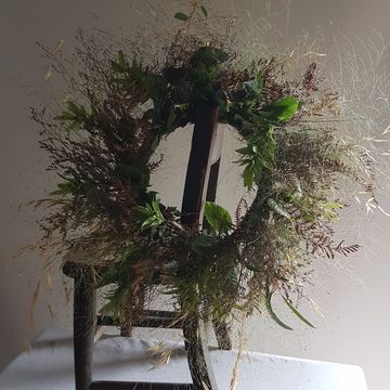 Dried wreath