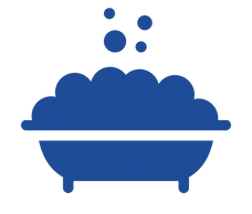 Sudsy bathtub icon 775 x 818