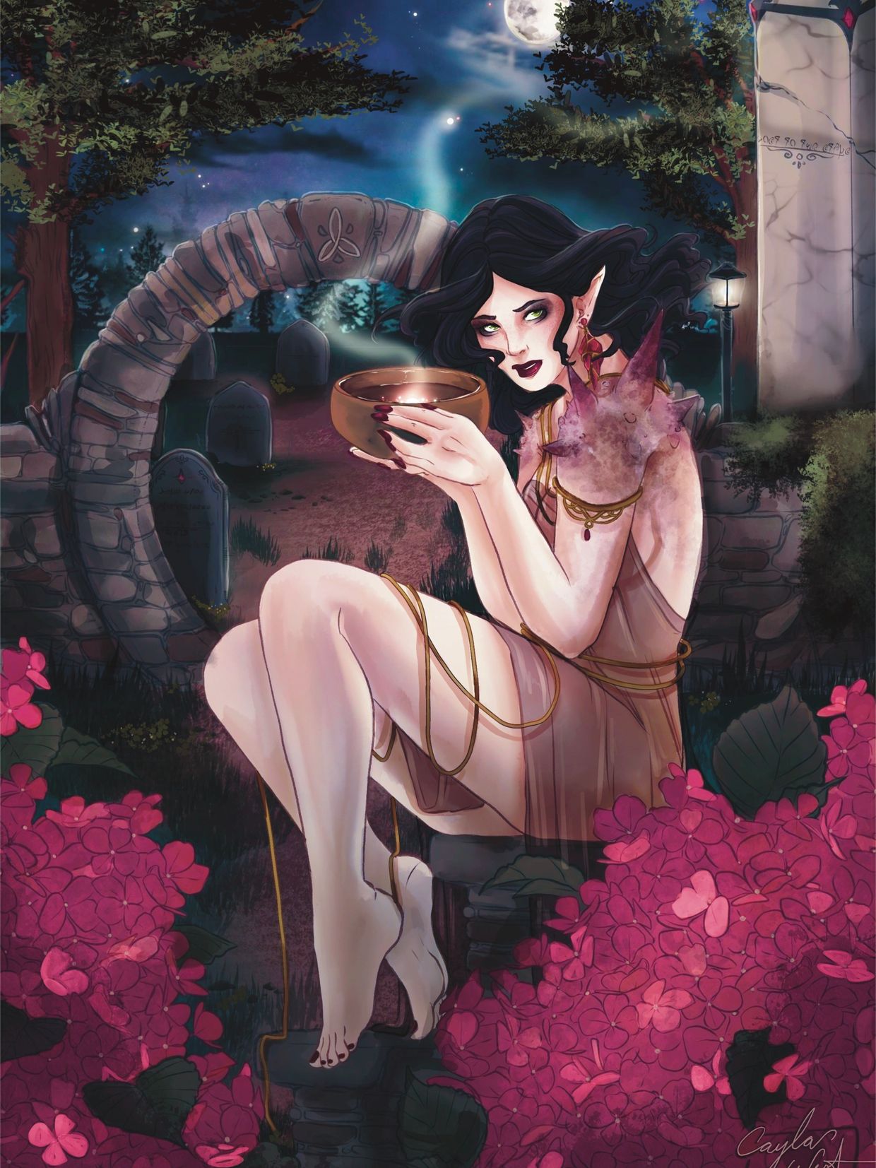 Corrupt Priestess Gris.