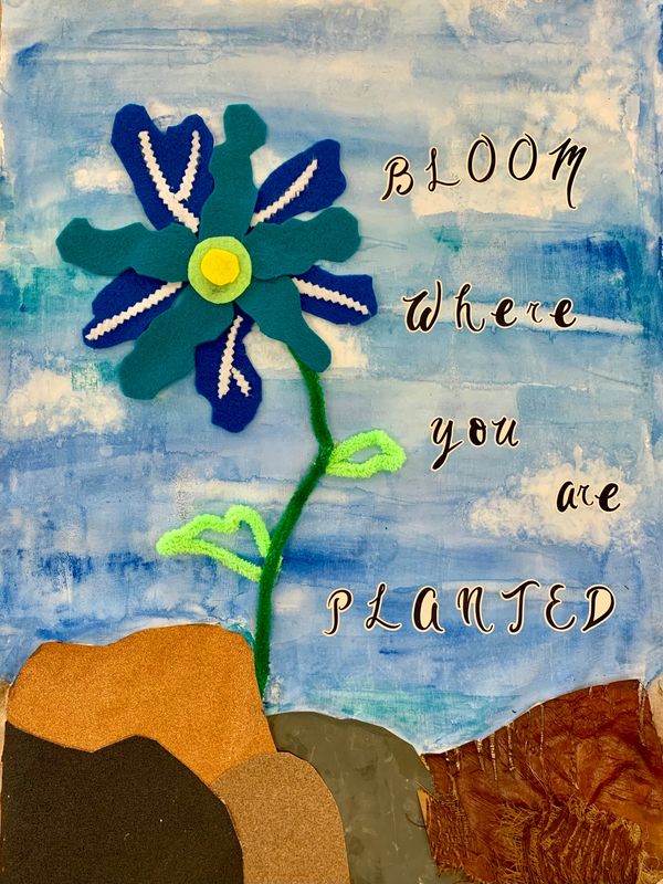 Candace Young-Schult, USA 
Bloom where you are planted