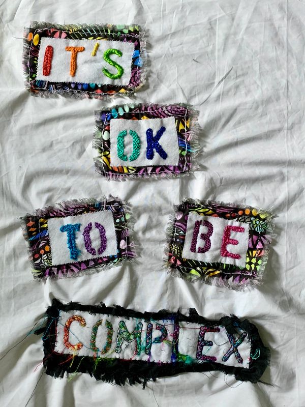 Sarah Lanting, USA 
It’s OK to be complex