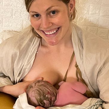 Homebirth Midwife Lactation Consultant, first latch, breastfeeding, physiologic birth