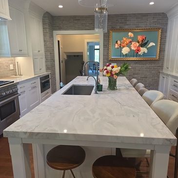 Deep cleaned kitchen Glen Ridge NJ