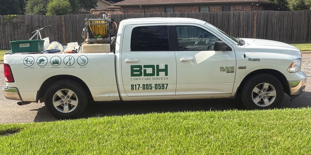 BDH Lawn Care Services service truck