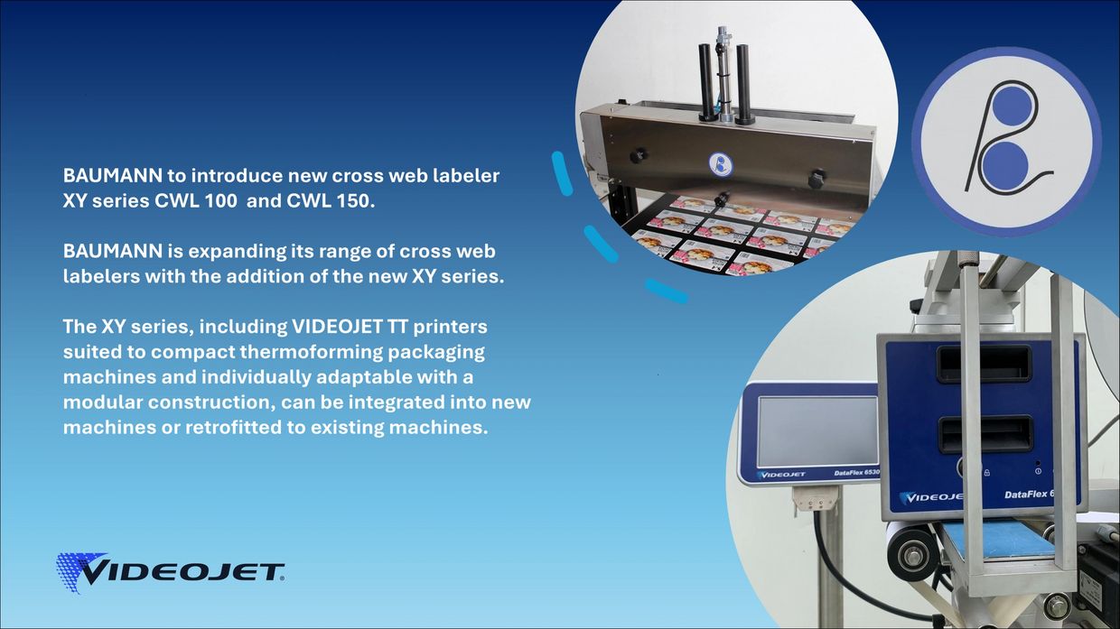 The trusted Baumann CWL Cross Web Labeler series of high - speed  labeler has been expanded with the
