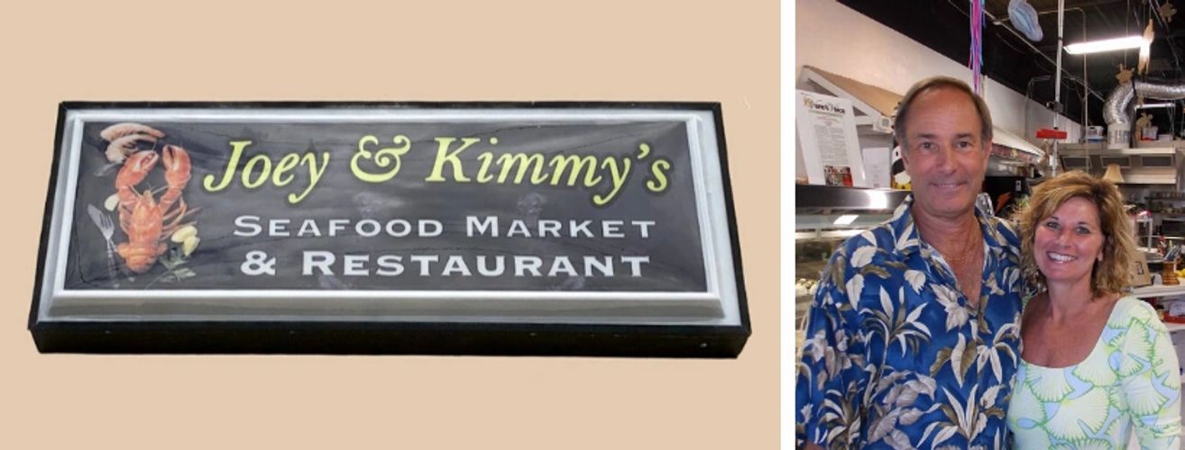 Joey & Kimmy's Seafpod Market & Restaurant is our new name! We celebrate our 10 yr anniversary.