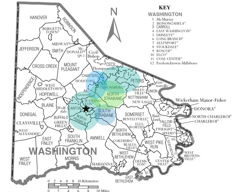 Washington County Pick up and Delivery General Areas for Veltri Cleaners Dry Cleaning