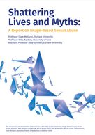 Screenshot of front page of Shattering Lives and Myths report.