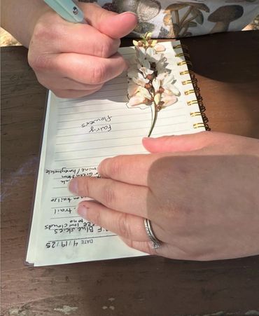 Nature journaling at Effie Yeaw