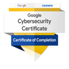 Google Coursera Cybersecurity Certificate completed 10/16/25