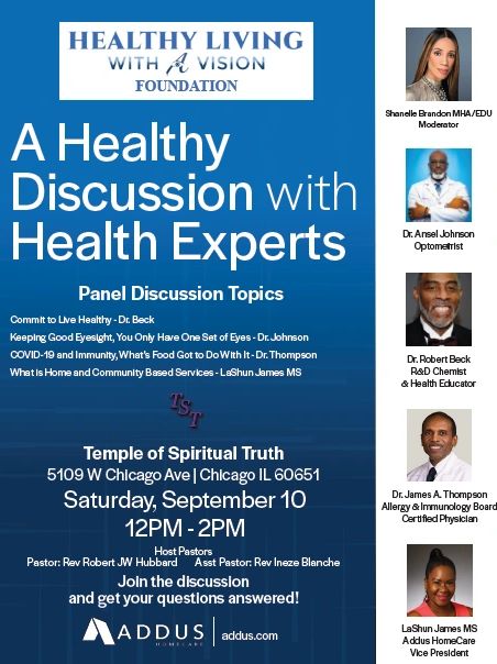 Healthy Living with a Vision health town hall
